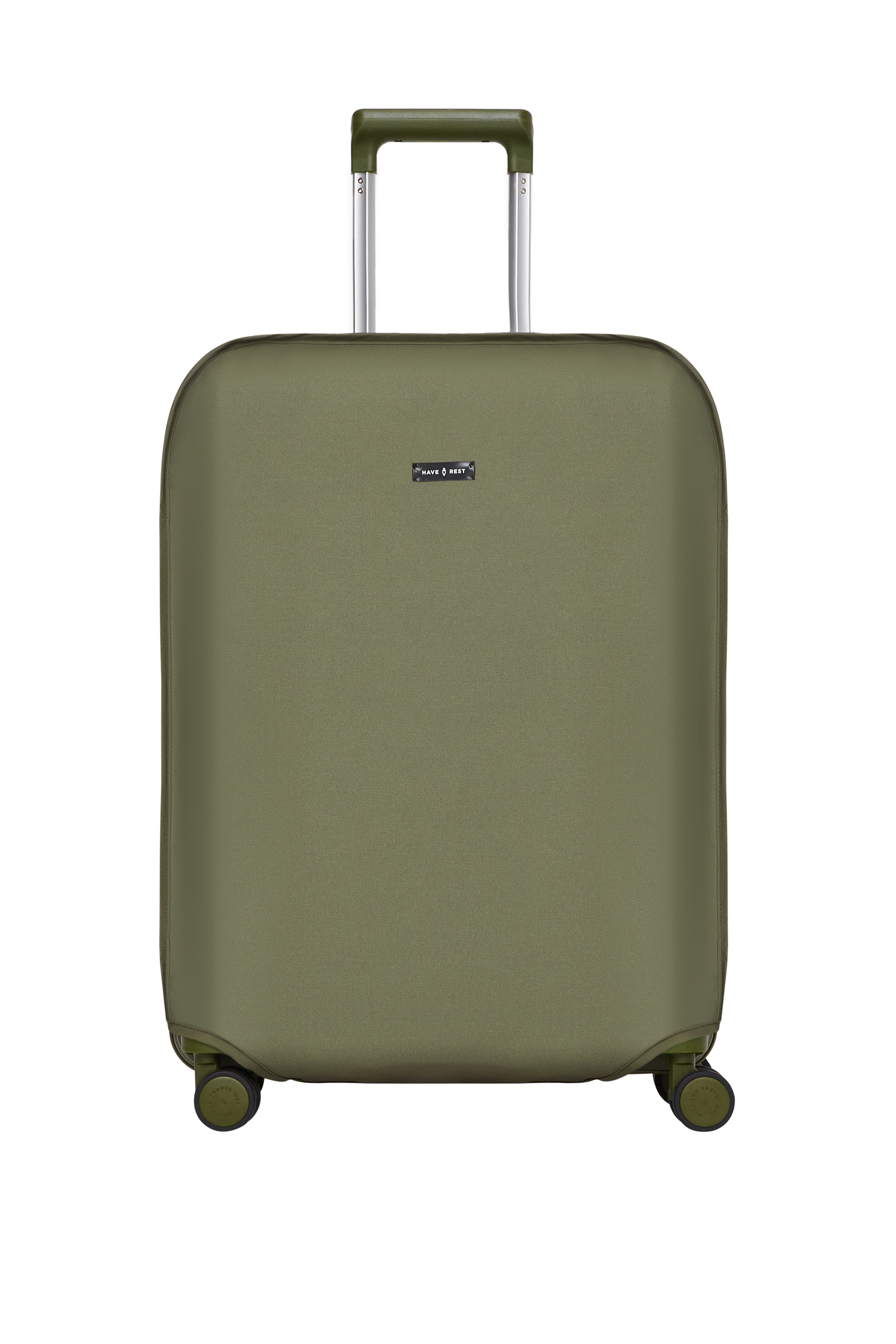 Картинка Захисний чохол для валізи ECO TRAVEL MEDIUM тенмо-зелений